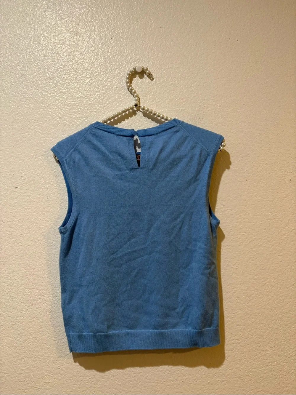 J. Crew small Cashmere Sweater Sleeveless Knit Shell in Sky Blue